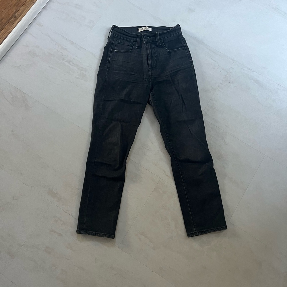 Madewell perfect vintage jeans size 23 grey wash